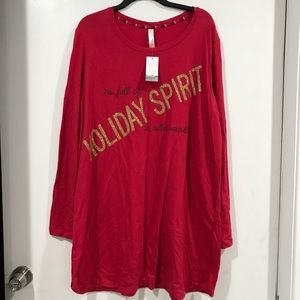 SLEEP Night Shirt by CACIQUE Nightshirt new 14/16